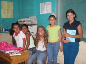 Maricarmen Smith-Martinez with four girls