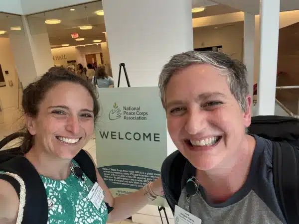 Museum Board members Maricarment Smith-Martinez and Angie Harris at Peace Corps Connect 2025
