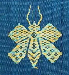Butterfly detail from Bobbo’s donated Togodo textile